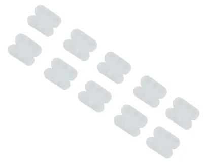 10er Set Kugelkettenverbinder, Rollo-Reparatur, Kunststoff, weiß