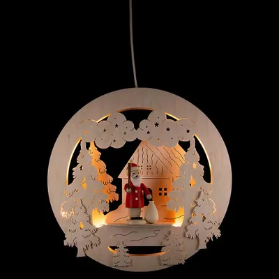 Produktbild von Fensterbild Weihnachtsmann (32cm) von Schwibbola