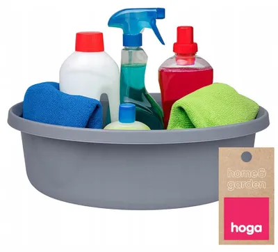 Obrázek produktu pro Hoga Kulatá plastová mísa 20l univerzální tmavě šedá