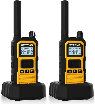 Produktbild von Retevis RB648 Plus Walkie Talkie mit Großer Reichweite, Wasserdichtes Funkgerät IP67, 2000mAh Typ C, Dual-PTT, Vibrationserinnerung