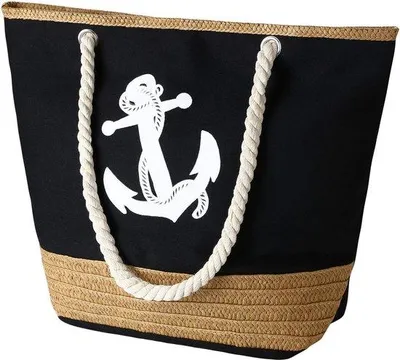 Productafbeelding van Famanu strandtas met rits en binnenzak - Waterdicht, shopper voor dames