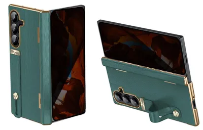 Produktbild von Handyhülle Handschlaufe H9 Display Glas Samsung Galaxy Z Fold8 Ultra 5G Grün, KI-generiertes Bild