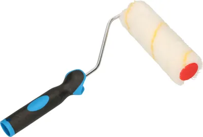 Obrázek produktu pro KOTARBAU® Malířský váleček žlutý závit 150 mm s gumovou rukojetí Malířský váleček Peddle Peddle Peddle pro malířské a renovační práce