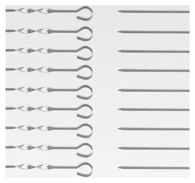 Produktbild von Schaschlikspieße 50 Stück 50 cm Edelstahl 1,5 mm