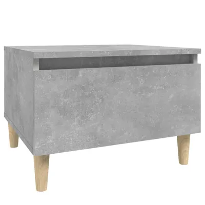 Zdjęcie produktu dla vidaXL Stolik boczny betonowy szary 50x46x35 cm materiał drewnopochodny