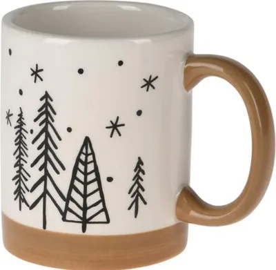 Immagine prodotto di Tazza invernale con motivo di albero di Natale, 250 ml
