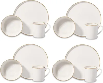 Produktbild von Korkmaz Talia Gold 12-teiliges Frühstücksset A8848