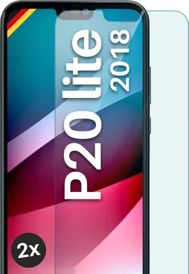 Produktbild von SCHUTZFOLIE FÜR HUAWEI P20 LITE - ECHTGLAS, Stückzahl:2er Set
