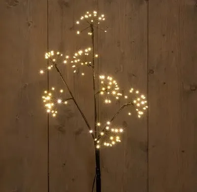 Productafbeelding van Led Firework Branch 60 cm en 7 x 20Led Classic Black Branch - 4,5V Anna's Collection