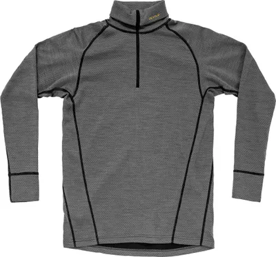 Obrázok produktu pre Devold Of Norway Duo Active Merino 205 Tričko s dlhým rukávom a polovičným zipsom Grey S Man Grey S
