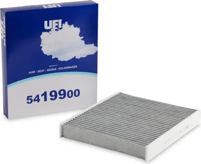 Produktbild von UFI 54.199.00 Innenraumfilter Pollenfilter für VW Polo Schrägheck (6R1, 6C1) Aktivkohle