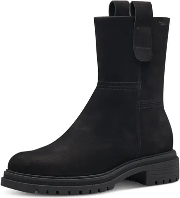 Image de Tamaris Femmes Bottine Fermeture éclair Cuir Doublure chaude Languettes 1-26813-41, Taille:37 EU, Couleur:Noir
