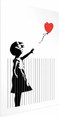 Immagine prodotto di Poster Banksy tagliato 29,7x42 cm senza cornice con margine