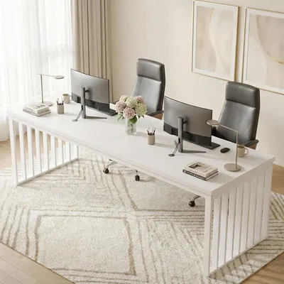 Productafbeelding van Bureau - Werktafel - Computerbureau - Gametafel - Studieplek - Industrieel Design - 180 cm Breed