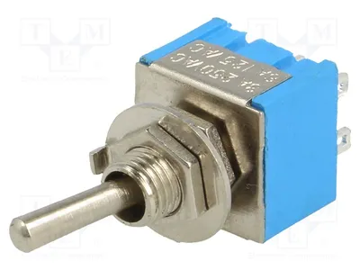 Produktbild von 1x  Schalter Hebelsc  ON-ON -25÷85°C  Kippsc Pos: 2 3A/250VAC