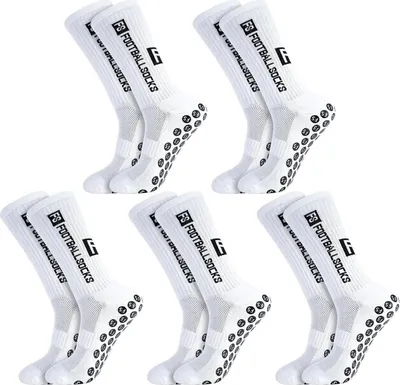 Image de 5 paires de chaussettes Apricitie Football Antidérapantes 39-46 Chaussettes de sport Hommes Femmes
