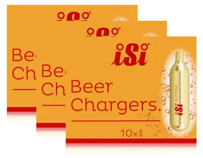 Produktbild von 3x iSi Einweg-Bierkapseln 10 Kapseln für Bierzapfgeräte