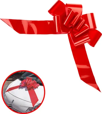 Image de Grand nœud rouge 58 cm - Taille unique