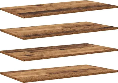 Zdjęcie produktu dla Półka na książki 4 pcs Brązowy 80 x 40 x 1,5 cm