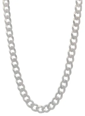 Produktbild von Silberkette Panzerkette Halskette Breite 4,2 mm Länge 50 cm 925 Silber