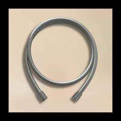 Produktbild von AquaCraft 100 Duschschlauch 150 cm 1500 mm chrom | Brauseschlauch mit 1/2 Zoll Anschluss | Flexibler Metallschlauch mit Knickschutz | Drehkonus verdrehsicher | Schlauch chrom glänzend | Duschzubehör