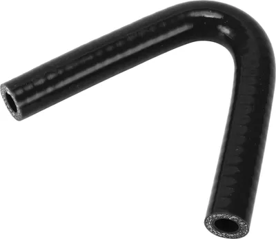 Produktbild von 1 Stück 12mm/ 0,47" ID 120mm/4,72" Länge 135 Grad Schwarzer Autosilikonschlauch Kühlmittelschlauch Universal