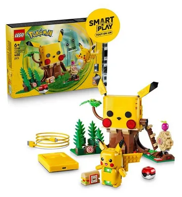 Image de LEGO 72164 Pokémon - Set de construction SMART Play™ Pikachu, Cabane d'entraînement - Dès 7 ans