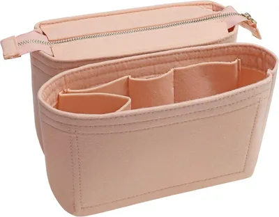 Produktbild von Organizer-Einsatz aus Filz, rosa, passend für und andere Eimer-Taschen, 2 Stück, für die Tasche