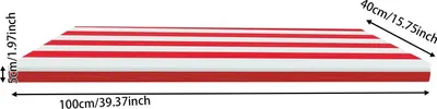 Immagine prodotto di Cuscino da esterno, materiale impermeabile, comfort e sostegno, rosso