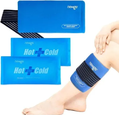 Productafbeelding van Herbruikbare koude- en warmtekompressen, 2 stuks, 27,5x13,5 cm, voor verwondingen