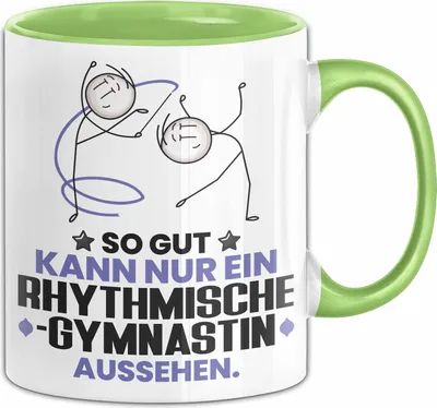 Produktbild von RhythmischeGymnastin Geschenk Tasse So Gut Kann Nur Ein RhythmischeGymnastin Aussehen Geschenkidee Kaffee-Becher (Grün)