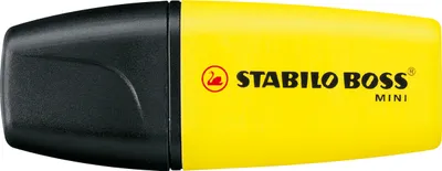 Produktbild von Textmarker - STABILO BOSS MINI - Einzelstift - gelb