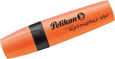 Produktbild von Pelikan Textmarker 490. Leuchtorange. 10 Stück Faltschachtel