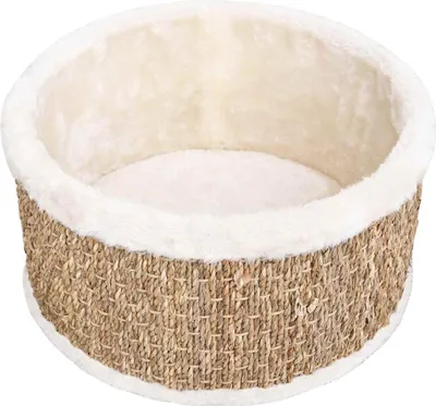 Produktbild von vidaXL Katzenkorb Rund 36 cm Seegras