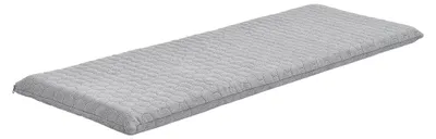 Produktbild von Bankpolster Sitzkissen 110x35 Auflage Stoffbezug grau 81.20-110-P21