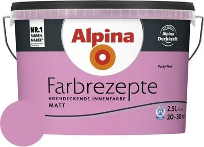 Produktbild von Alpina Wandfarbe Farbrezepte Party Pink 2,5 l