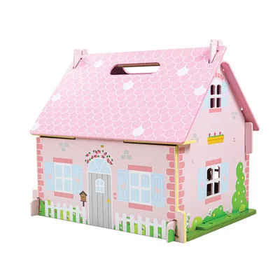 Produktbild von Bigjigs Toys Tragbares Puppenhaus aus Holz