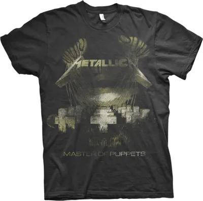 Produktbild von Metallica Master of Puppets Distressed Black 2XL T-Shirt