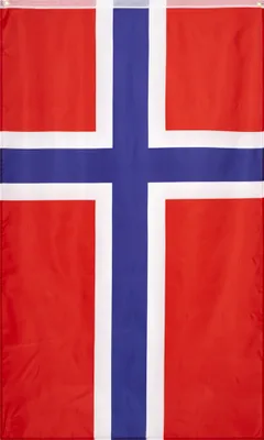 Produktbild von MUWO "Nations Together" | Norwegen Flagge | 150×90 cm | Verstärktes Besatzband | Doppelt gesäumte Ränder | MW-62