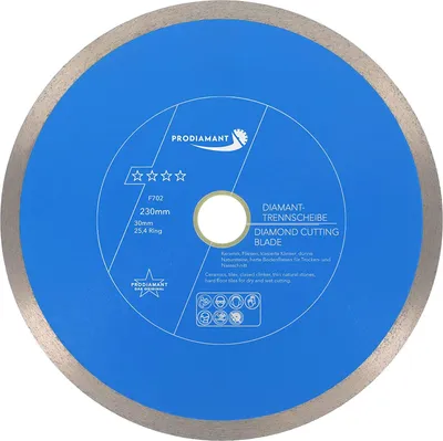 Image de Disque diamanté PRODIAMANT 230 mm Carrelage, grès cérame Premium Rondo F702