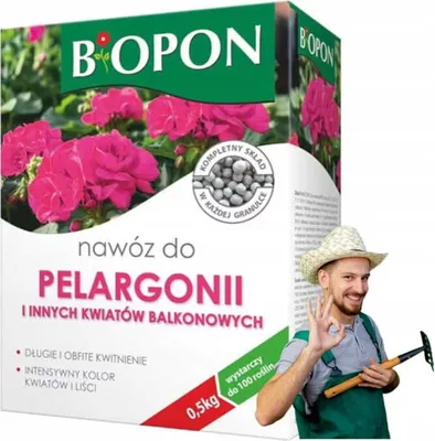 Immagine prodotto di Concime per gerani e fiori da balcone 500 g Fioritura intensiva