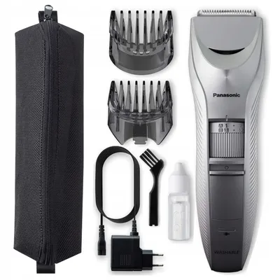 Zdjęcie produktu dla Panasonic ER-GC71-S503, Srebrny, Prostokąt, 0,5 mm, 2 cm, Stal nierdzewna, Bateria