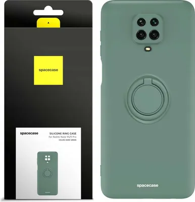 Imagen del producto de Anillo de silicona para Redmi Note 9S/9 Pro, color verde oscuro