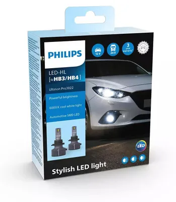 Produktbild von Philips [HB3/HB4] HL Ultinon Pro3022 LED 12V&24V 6000K NO ECE 2St.