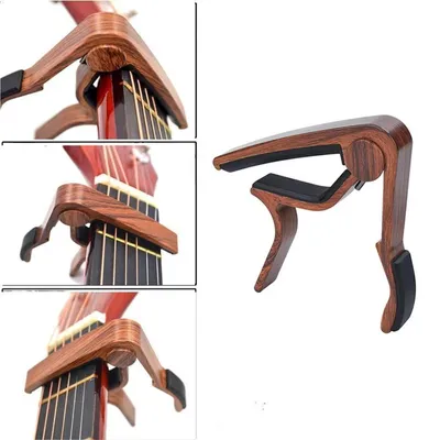 Immagine prodotto di CHPN – Capotasto – Aspetto in legno – Capotasto per chitarra – Accessori per chitarra – Capotasto per chitarra – Aspetto in legno – Chitarrista