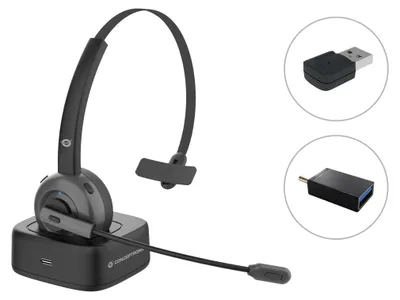Obrázek produktu pro Conceptronic POLONA03BDA Bezdrátová Bluetooth sluchátka s mikrofonem