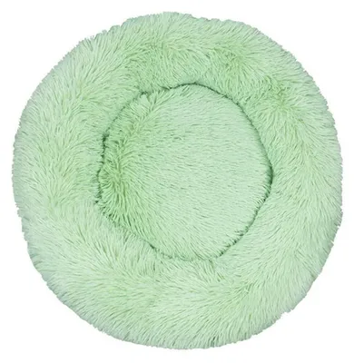 Produktbild von Hundebett Katzenbett Flauschig Rund aus Plüsch 90CM Obstgrün