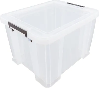 Produktbild von Whitefurze - Aufbewahrungsbox - 36 Liter - Transparent - 47 x 38 x 31 cm
