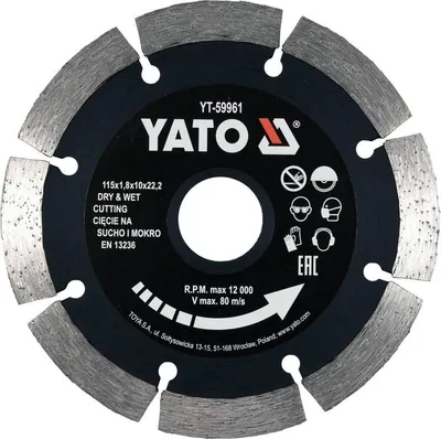 Produktbild von Yato 115Mm Segmentierte Diamantklinge Yt-59961
