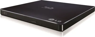 Produktbild von Hitachi-LG Slim Portable Blu-ray Brenner, Schwarz, Ablage, Tablets, Blu-Ray RW, USB 2.0, 60000 h